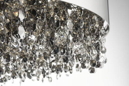 Maxim 39657MSK Mystic 30"W LED Crystal Drum Chandelier - Polished ChromeBy Maxim Lighting International