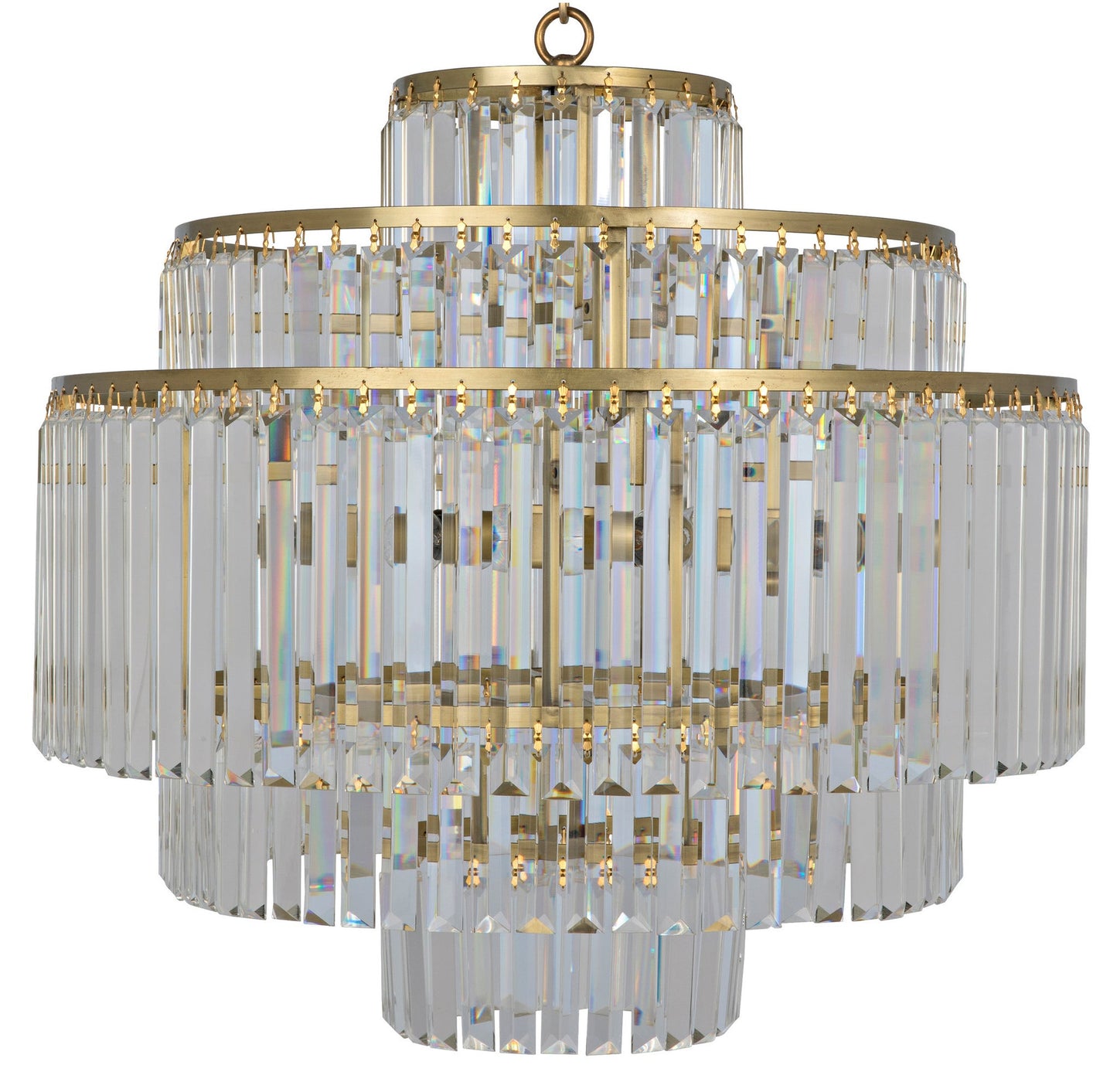 Quintus Chandelier, Metal with Brass FinishBy Noir