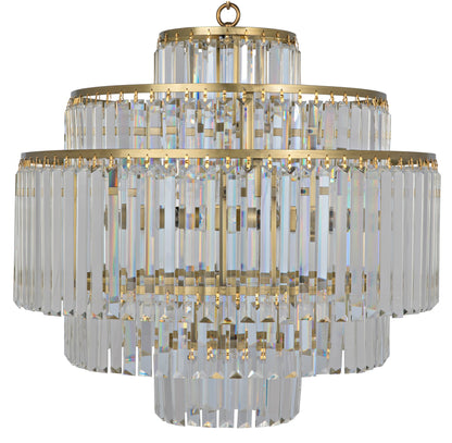 Quintus Chandelier, Metal with Brass FinishBy Noir
