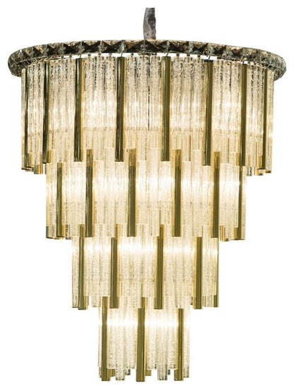 Michael Amini Chimes 18-Light Crystal Chandelier - GoldBy Michael Amini