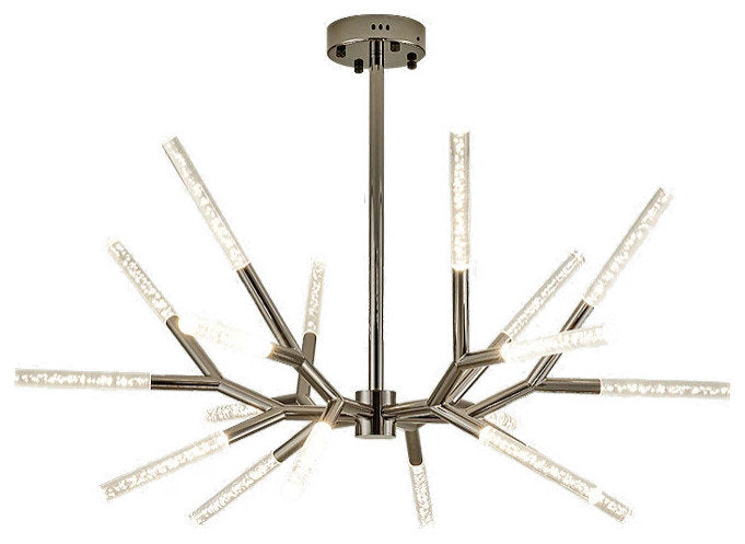 Aliano | Creative Tree Branches Design Bubble Crystal Chandelier, Black, 18 Heads, Cool LightBy Miron Demid LLC