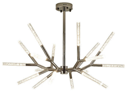 Aliano | Creative Tree Branches Design Bubble Crystal Chandelier, Black, 18 Heads, Cool LightBy Miron Demid LLC