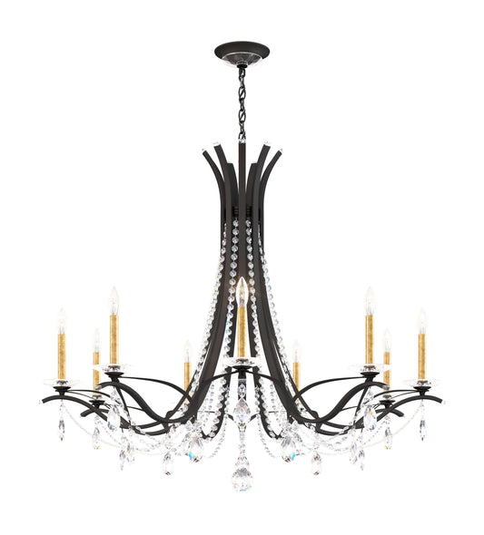 Schonbek Va8339N-51H 9 Light Crystal Chandelier, BlackBy Schonbek