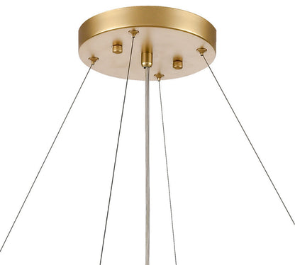 Fantania 36'' Wide 8-Light Chandelier Champagne GoldBy ELK Group International