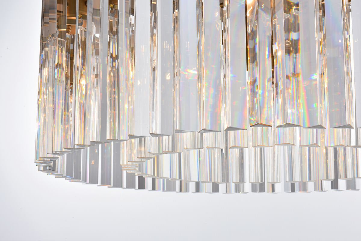 Elegant Lighting Sydney 31.5" Round Crystal ChandelierBy Elegant Furniture & Lighting