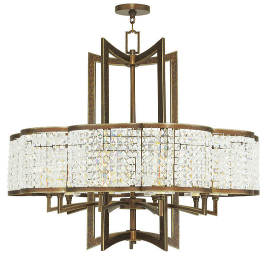 LIVEX Lighting 50579-64 Grammercy 10-Light Chandelier, Palacial BronzeBy Livex Lighting Inc.