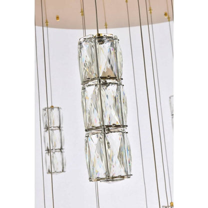 Polaris 25 Light Chandelier, GoldBy Elegant Furniture & Lighting