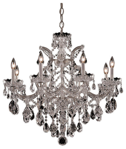 Maria Theresa 9 Light Spectra Crystal Chrome ChandelierBy Crystorama Lighting
