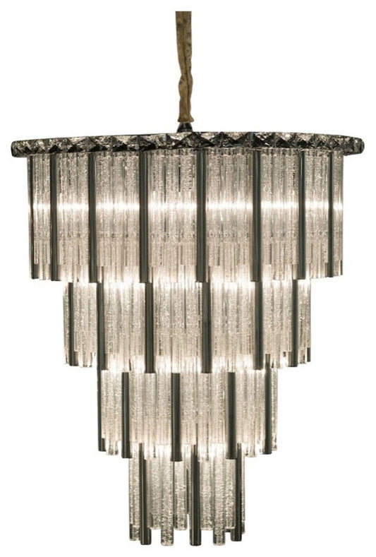 Michael Amini Chimes 15-Light Crystal Chandelier - SilverBy Michael Amini