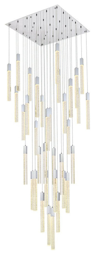 Weston 36 Light Pendant in ChromeBy Elegant Furniture & Lighting
