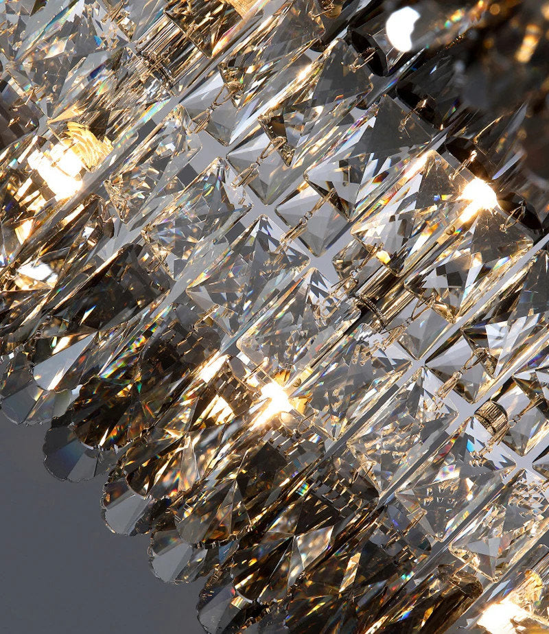 Giano Crystal Ceiling Light, 100cm/39"By MORSALE