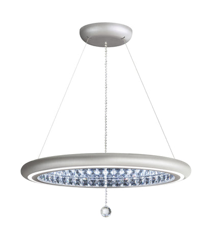 Schonbek Mfc300N-Si1S 1 Light Crystal Pendant, Glimmer SilverBy Schonbek