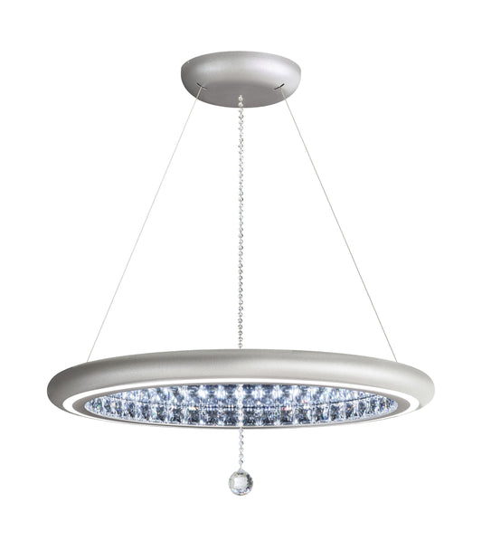 Schonbek Mfc300N-Si1S 1 Light Crystal Pendant, Glimmer SilverBy Schonbek