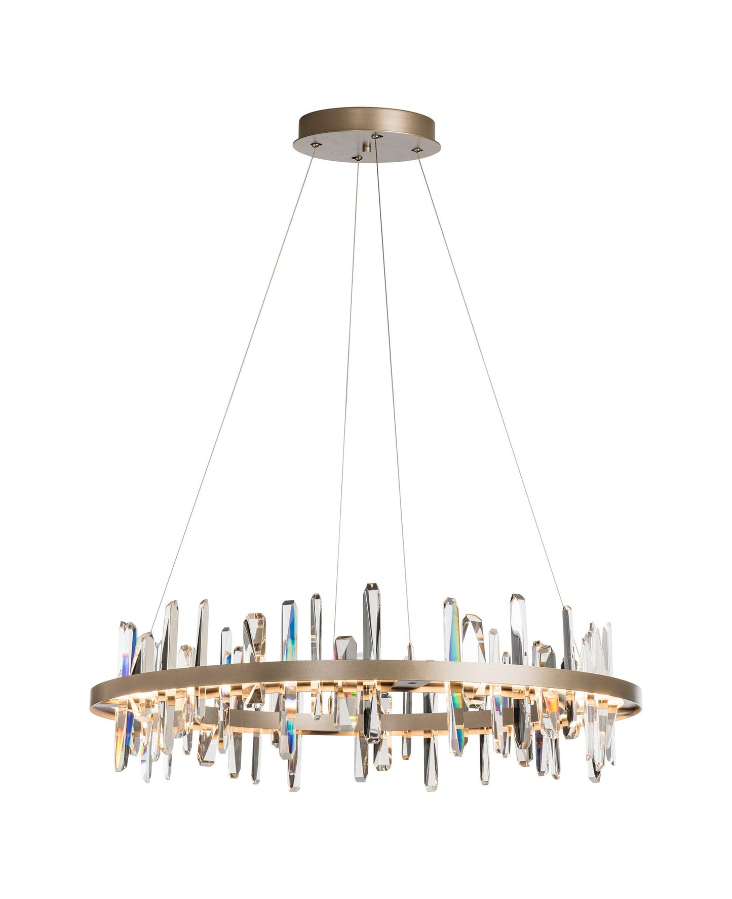 Hubbardton Forge 139915-1001 Solitude Circular LED Pendant in BronzeBy Hubbardton Forge