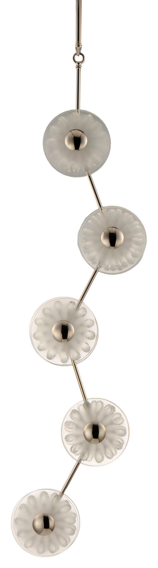 Studio M SM23875 Peony 5 Light 6"W LED Abstract Multi Light - Polished NickelBy Studio M by Magnet Works