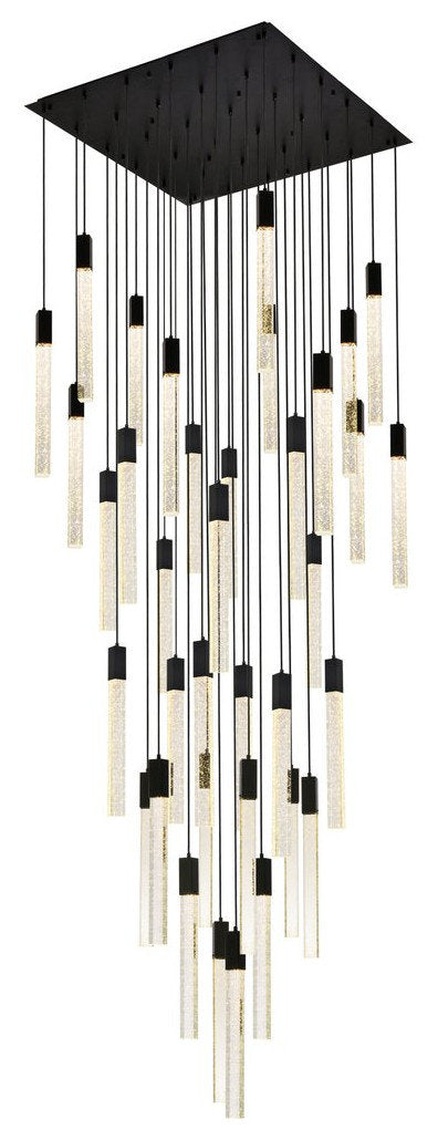 Wade 36-Light Pendant, BlackBy Home Living