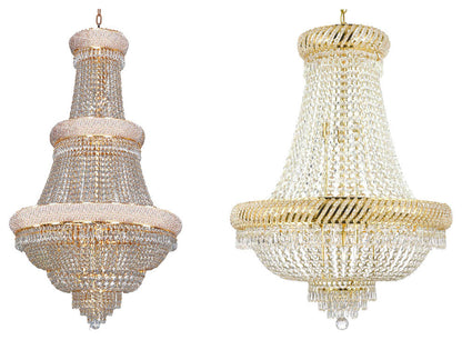 French Empire Empress Crystal Chandelier 2-Piece SetBy HarrisonLane510