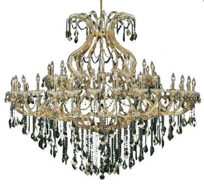 Elegant Lighting 2800G72-GT/RC Maria Theresa 49 Light 72"W - GoldBy Elegant Furniture & Lighting