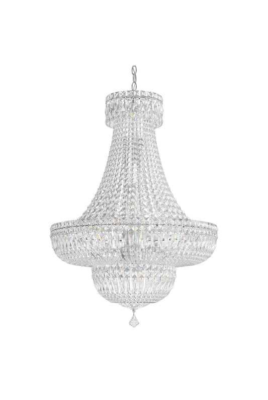 Petit Crystal Deluxe 23 Light Chandelier Silver Clear Gemcut CrystalBy Schonbek