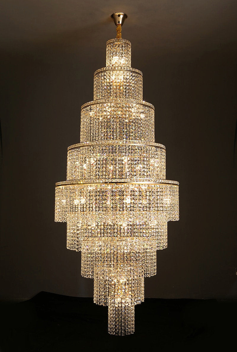 Capri | Large Crystal Chandelier for Living Room, 31.5''By Miron Demid LLC