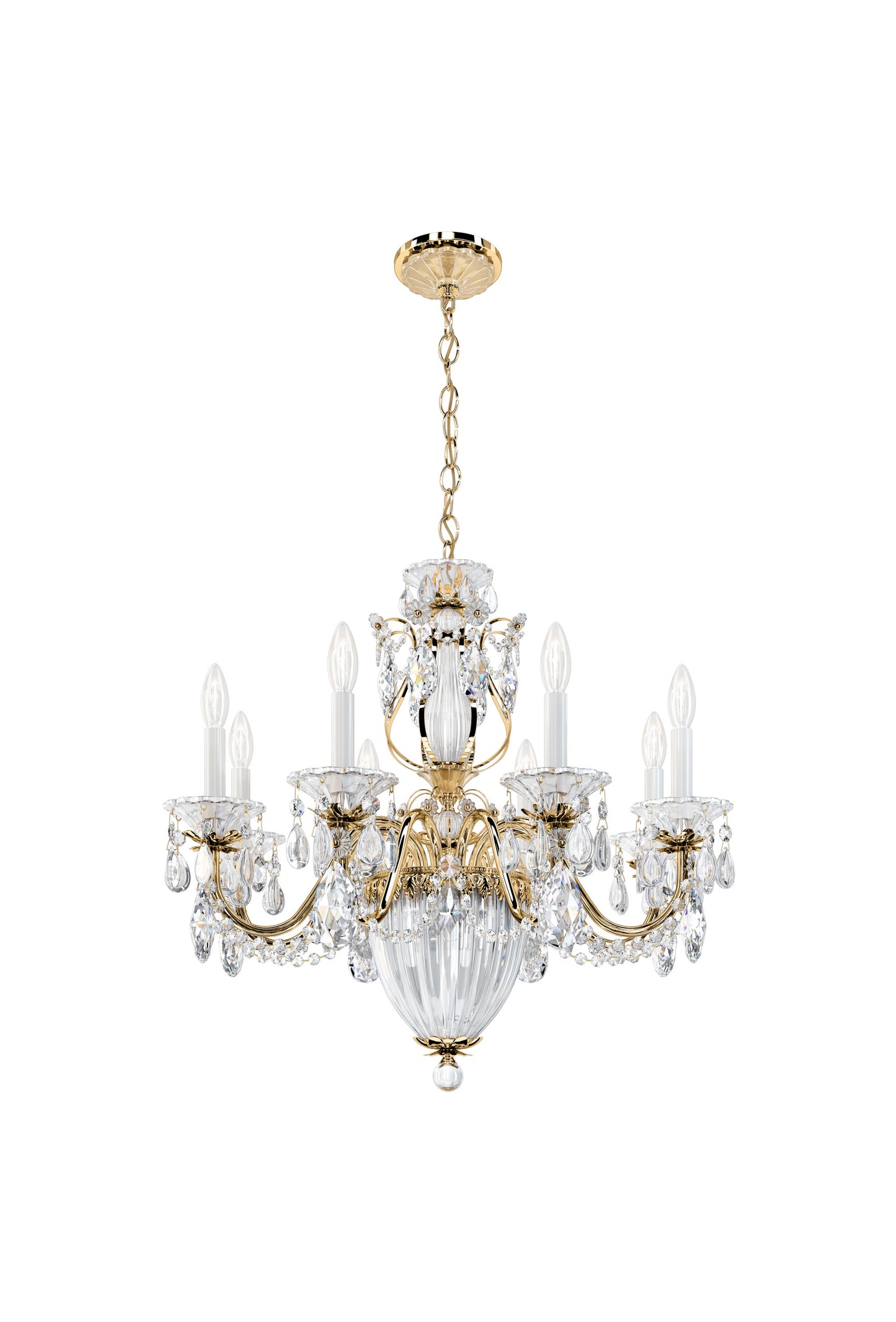 Schonbek 1238N-211S 11 Light Crystal Chandelier, AureliaBy Schonbek
