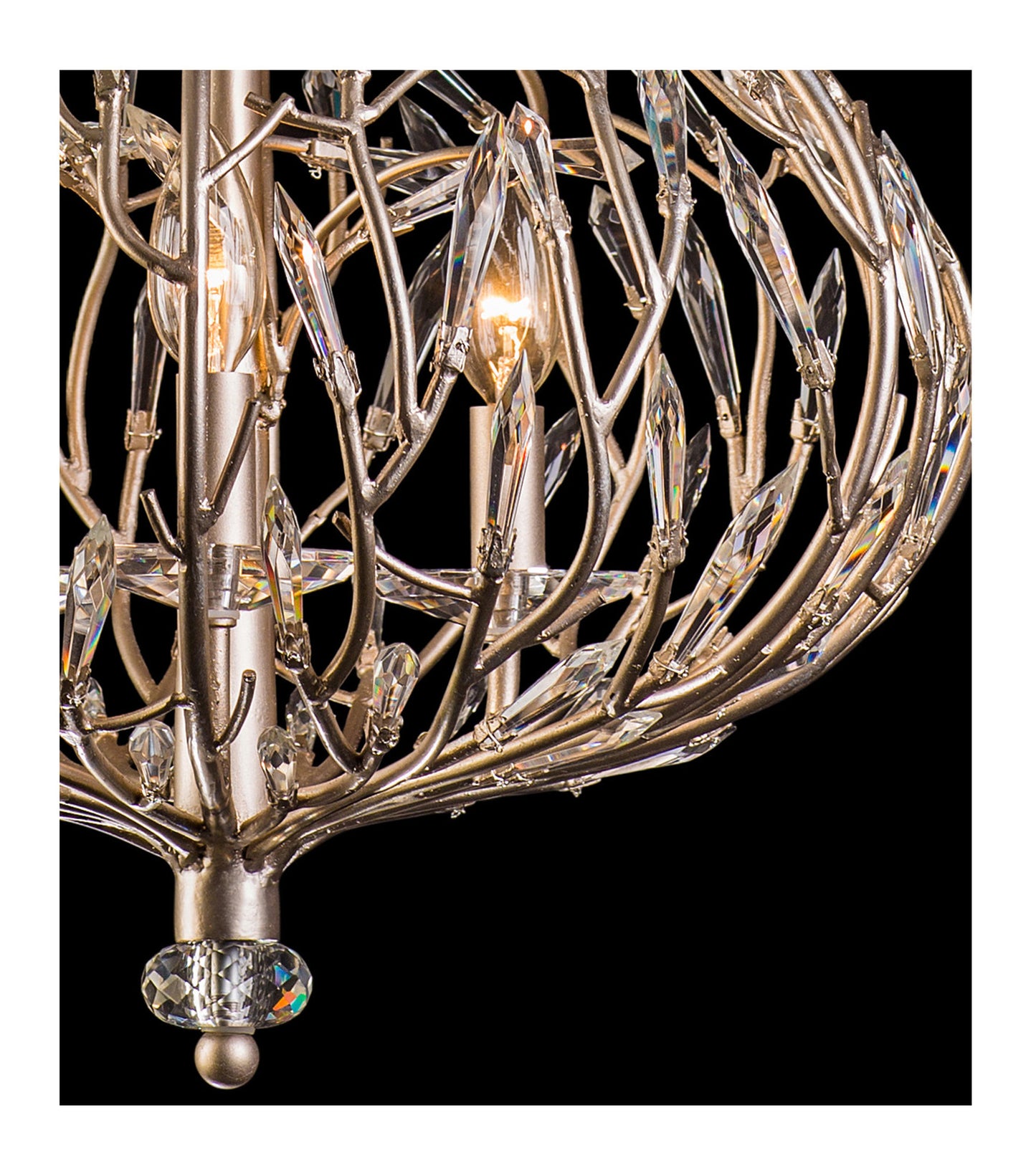 Bask 3-Lt Crystal Pendant - Gold DustBy Varaluz