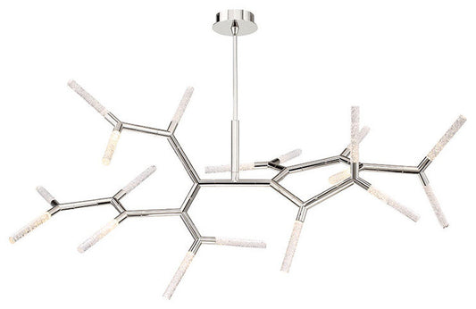Modern Forms PD-54765 Kryptonite 18 Light 55"W LED Abstract - Polished NickelBy Modern Forms