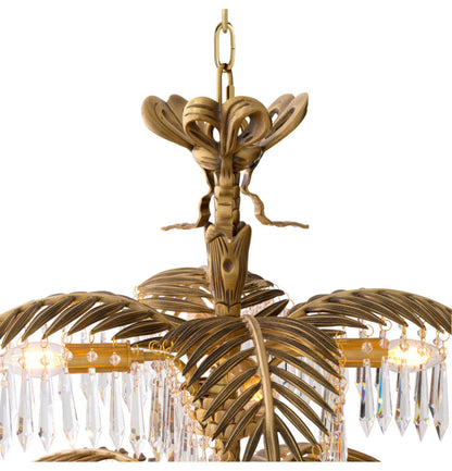 Vintage Brass Crystal Chandelier XL | Eichholtz HildebrandtBy OROA - Furniture