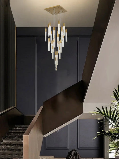 25-Light Gold Stainless Steel Chandelier With CrystalsBy Design Living