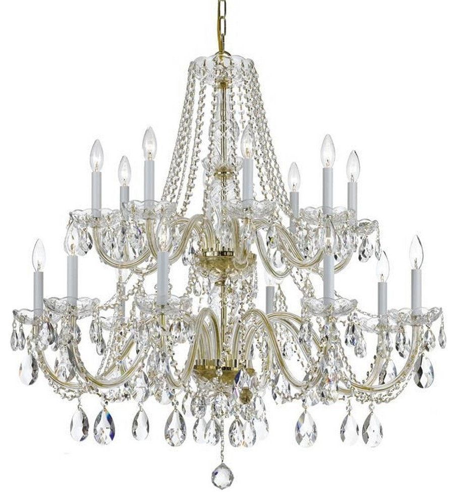 Crystorama 1139-PB-CL-S Traditional Crystal - Eight Light ChandelierBy Crystorama Lighting