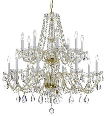 Crystorama 1139-PB-CL-S Traditional Crystal - Eight Light ChandelierBy Crystorama Lighting