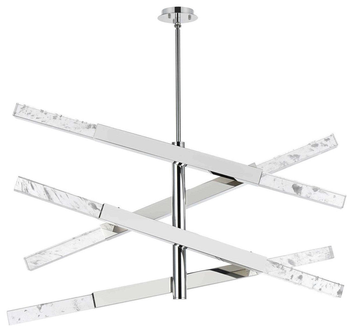 Ari 8 Light Pendant, ChromeBy Elegant Furniture & Lighting