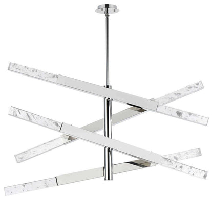 Ari 8 Light Pendant, ChromeBy Elegant Furniture & Lighting