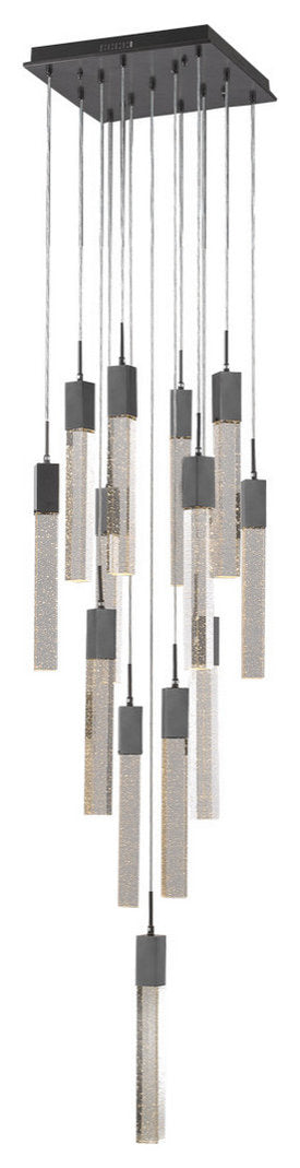 Avenue  HF190513GLDBZ 13 Light Flush MountPendant Glacier AvenueBy Avenue Lighting