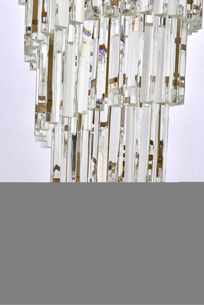 Elegant Lighting 1201SR36 Sydney 42 Light 37"W Crystal Waterfall - PolishedBy Elegant Furniture & Lighting
