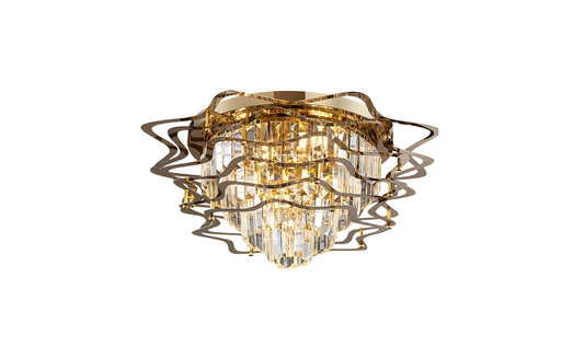 Adelfia | New Luxury Ceiling Chandelier, 31.5''By Miron Demid LLC