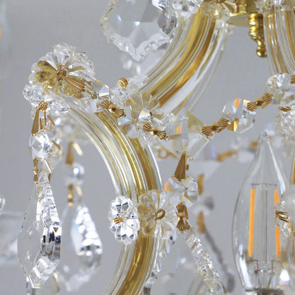 Crystorama Lighting Group 4415-SMW-CL-S Brentwood 6 Light 20"W - GoldBy Crystorama Lighting