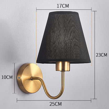Modern Fabric Wall Lamp �C Bedroom, Bedside & Hotel Corridor Light