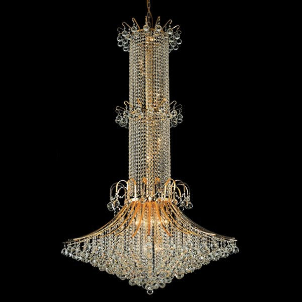 Gold plated 20 Light crystal Chandelier