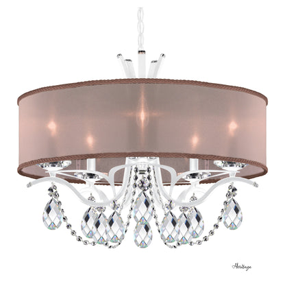 Schonbek Va8305N-06H3 5 Light Crystal Chandelier, WhiteBy Schonbek