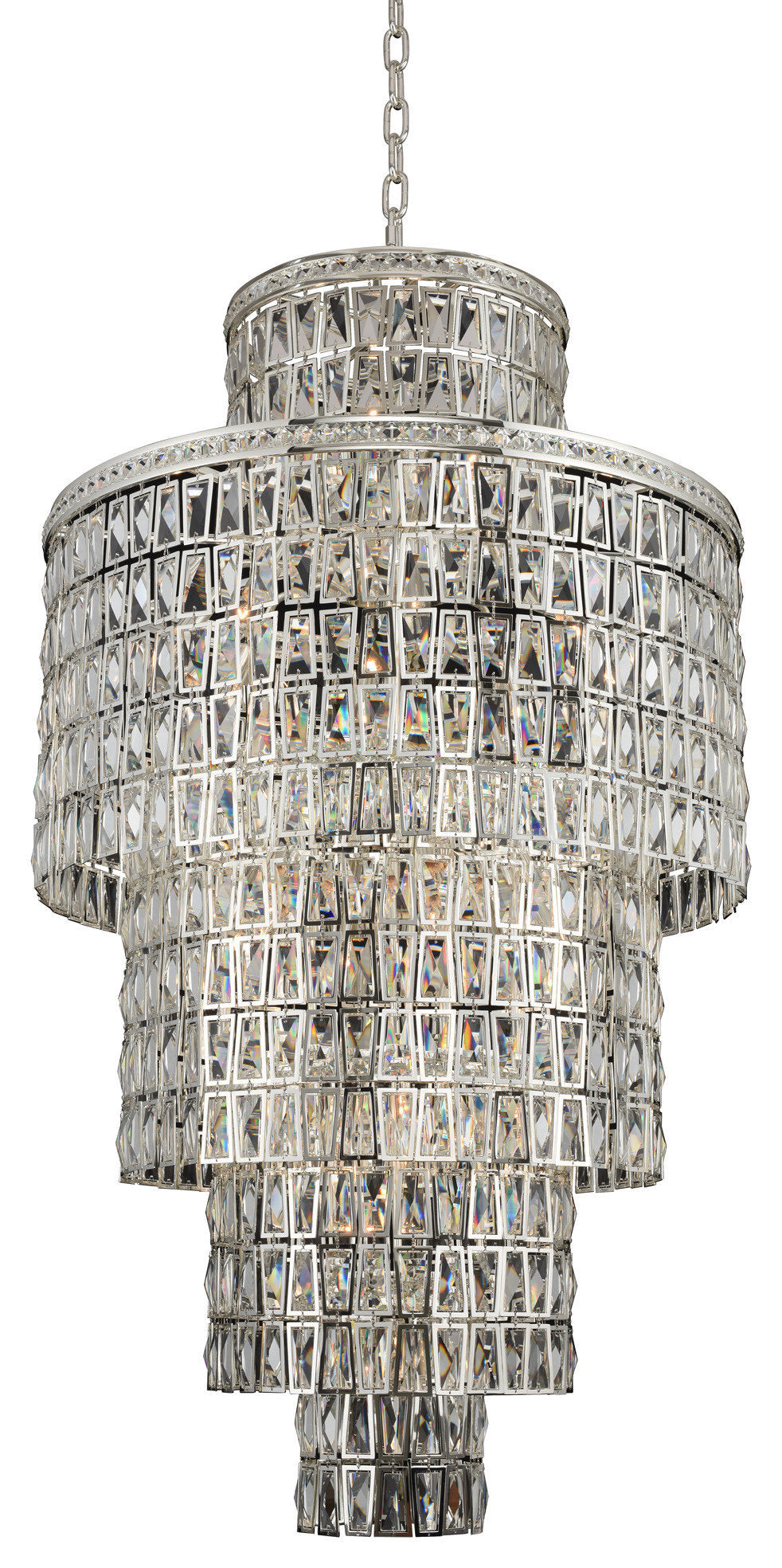 Kasturi 32x58" 22-Light Transitional Large Pendants by AllegriBy Allegri Crystal by Kalco Lighting