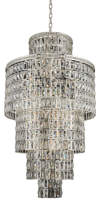 Kasturi 32x58" 22-Light Transitional Large Pendants by AllegriBy Allegri Crystal by Kalco Lighting