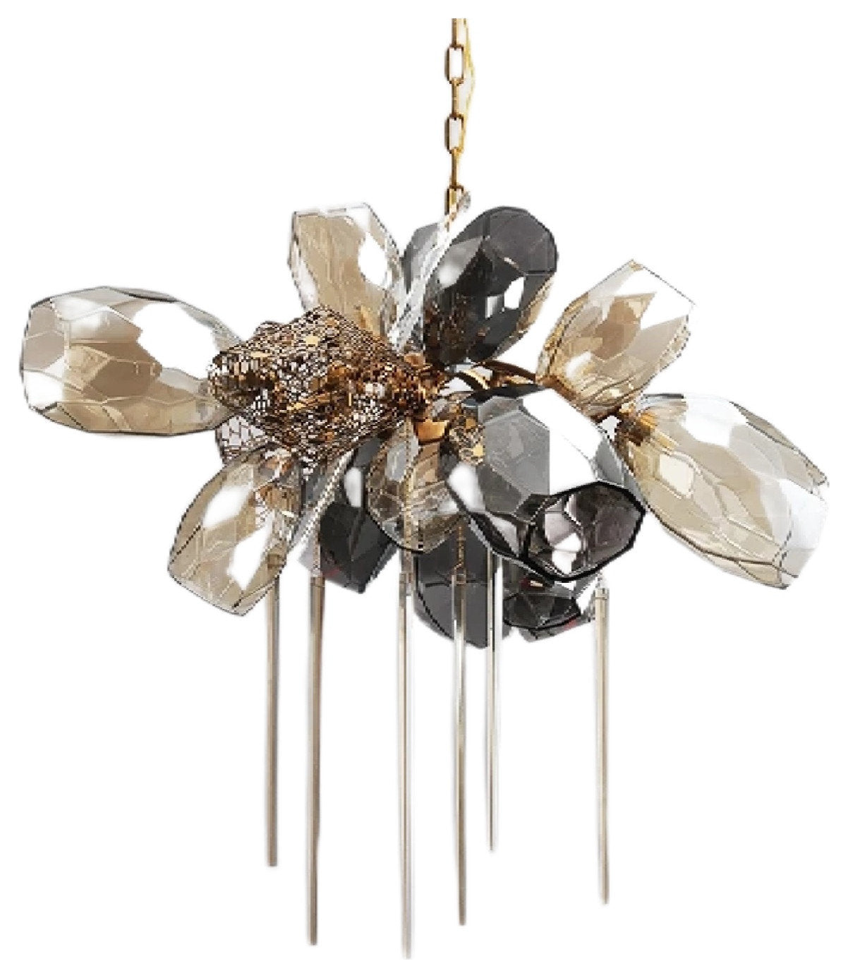 Cafasse | Postmodern Creative Luxury K9 Crystal Chandelier, Dimmable, Dia31.5xh29.52", Cool LightBy Miron Demid LLC