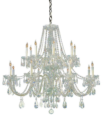 16-Light Chandelier, Polished Chrome, Hand-CutBy Crystorama Lighting
