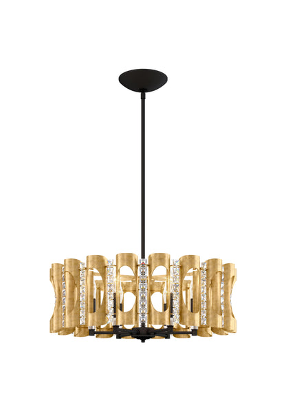 Schonbek Mr1006N-22H 6 Light Crystal Pendant, Heirloom GoldBy Schonbek