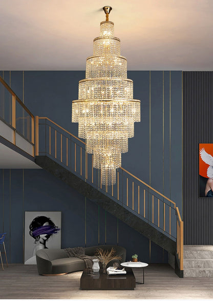 Capri | Large Crystal Chandelier for Living Room, 31.5''By Miron Demid LLC