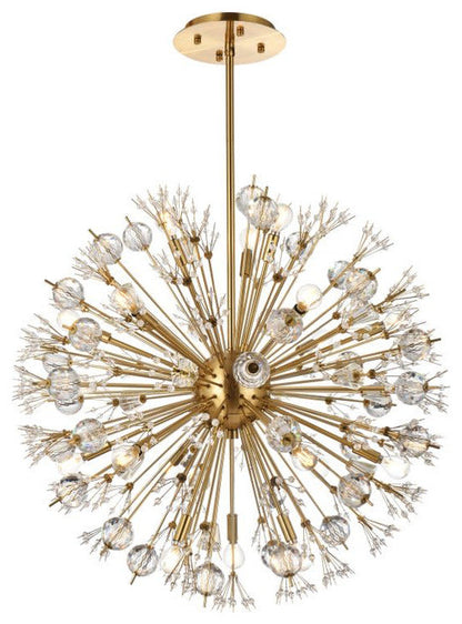 Elegant Lighting 2500D32 Vera 18 Light 32"W Crystal Sputnik - ChromeBy Elegant Furniture & Lighting