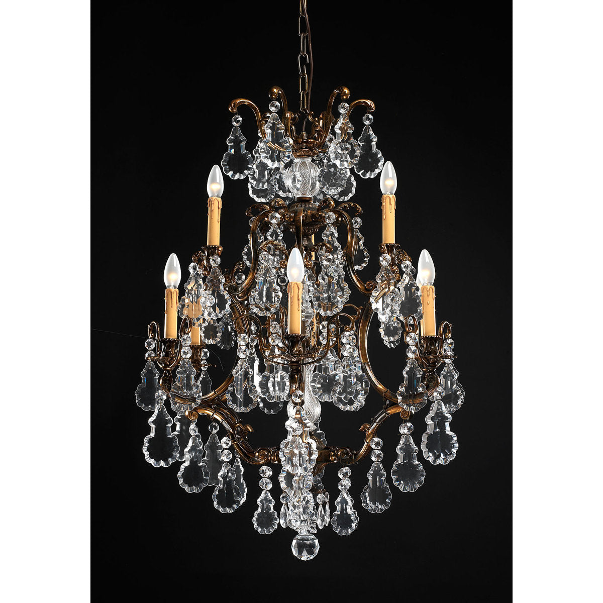 9 - Light Candle Style Empire Chandelier