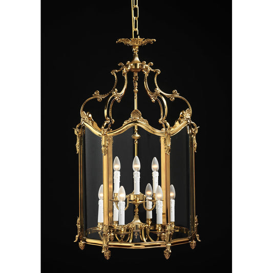 9 - Light Lantern Geometric Chandelier