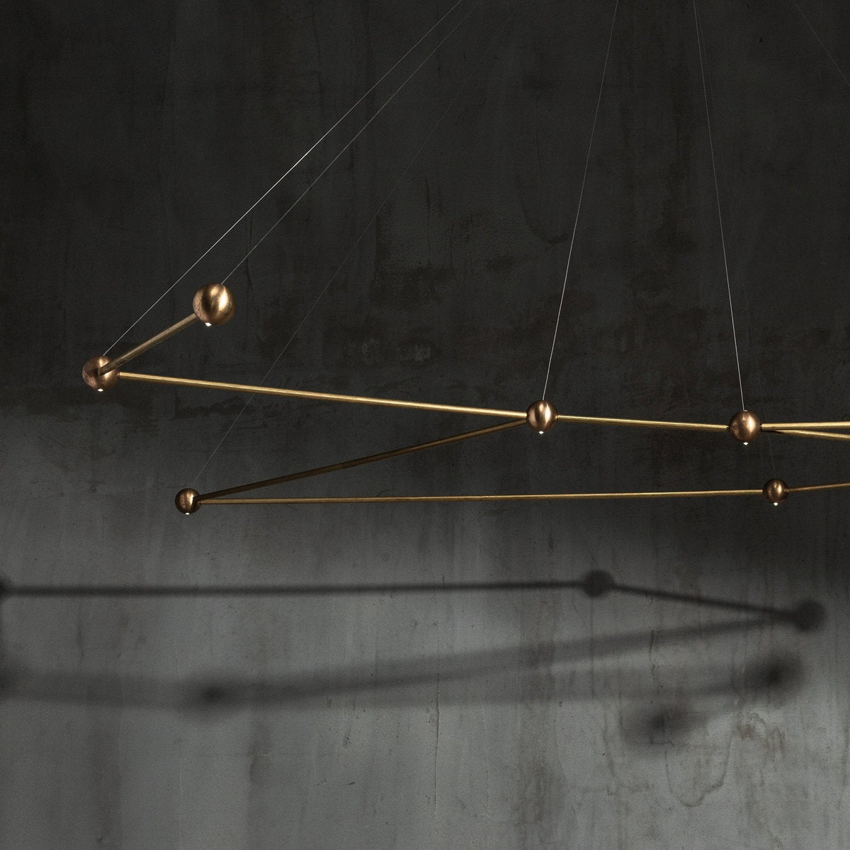 9 - Light Unique Geometric Chandelier